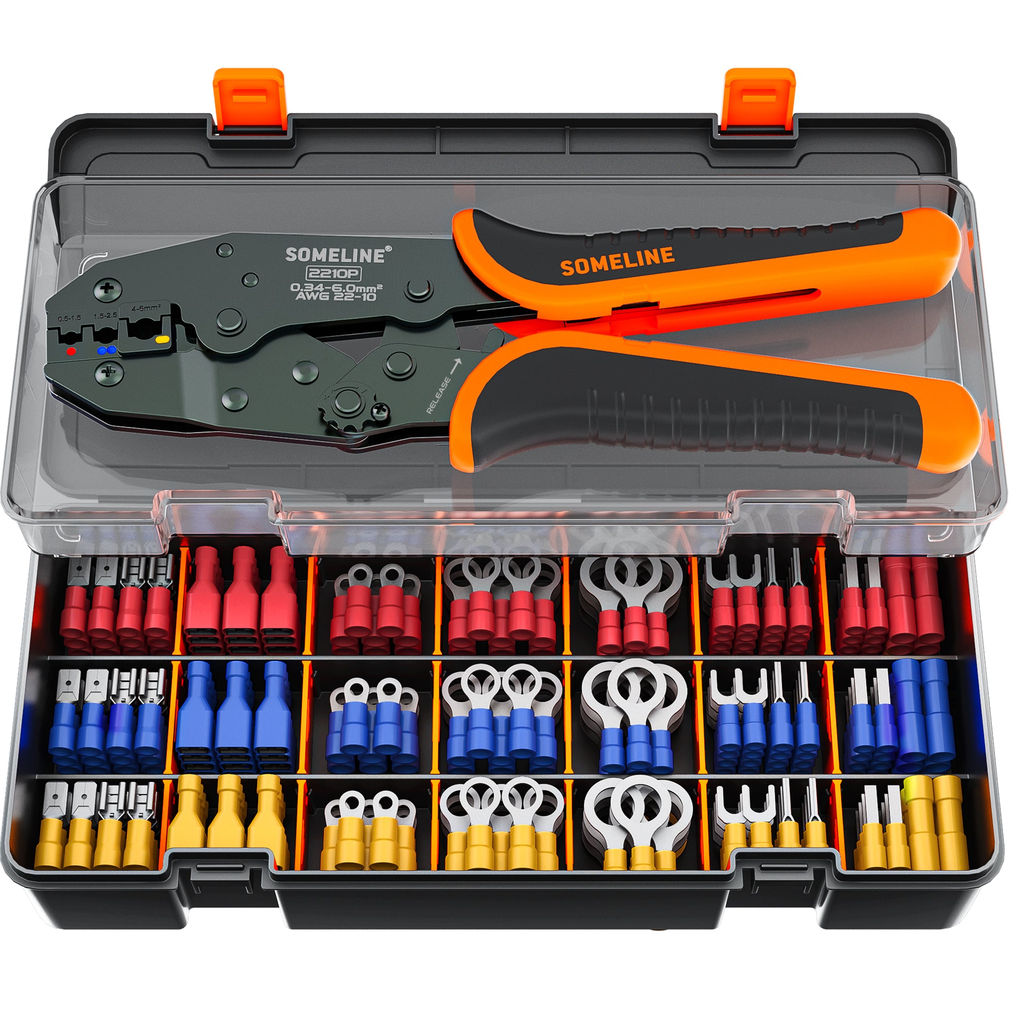 SOMELINE® Insulated Wire Terminal Crimping Tools Kit, Crimping Tool Se