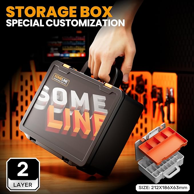 SOMELINE® Crimping Tools Set with 24 Types of Ferrules - Ferrule Pliers 0.25-10mm²(AWG 24-8) I Electricians Tools, Crimper, Crimping Pliers, Wire Crimping Tool, Crimping Tool