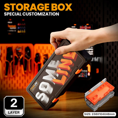 SOMELINE® Open Terminal Connector Crimping Tool Kit, 2.8/4.8/6.3mm Male Female Non-Insulated Disconnect Terminals, AWG 24-14 Crimping Pliers for Molex 2.13/2.36mm, AMP - TE CONNECTIVITY Connectors