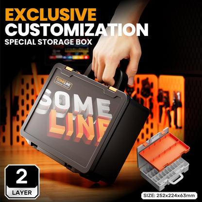 SOMELINE® Wire Terminals Crimping Tool, with 39 Sizes Insulated Ratcheting Terminals Crimper Kit of AWG 22-10 Insulated Electrical Butt Bullet Spade Fork Ring Spade Splice Crimp Terminals